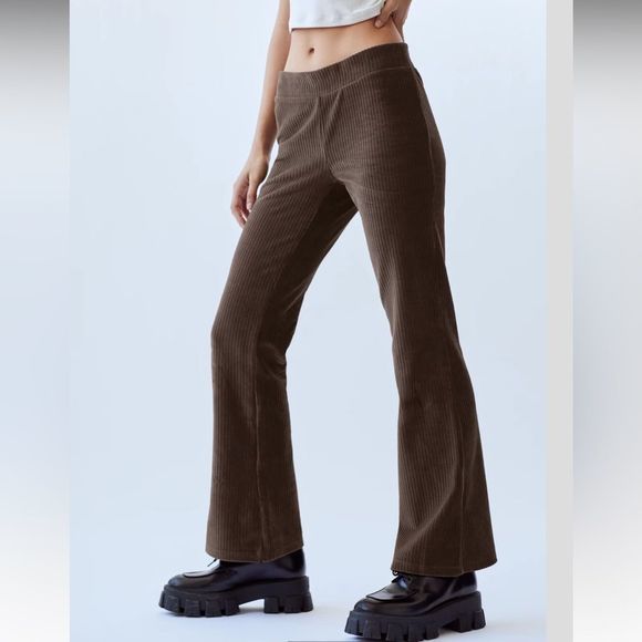 Sunday Best Otis Flared Velour‎ Pink Pant - Picture 8 of 10